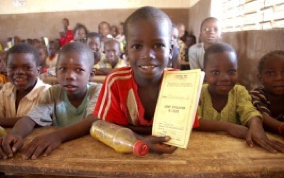 Escuela secundaria en Tanzania